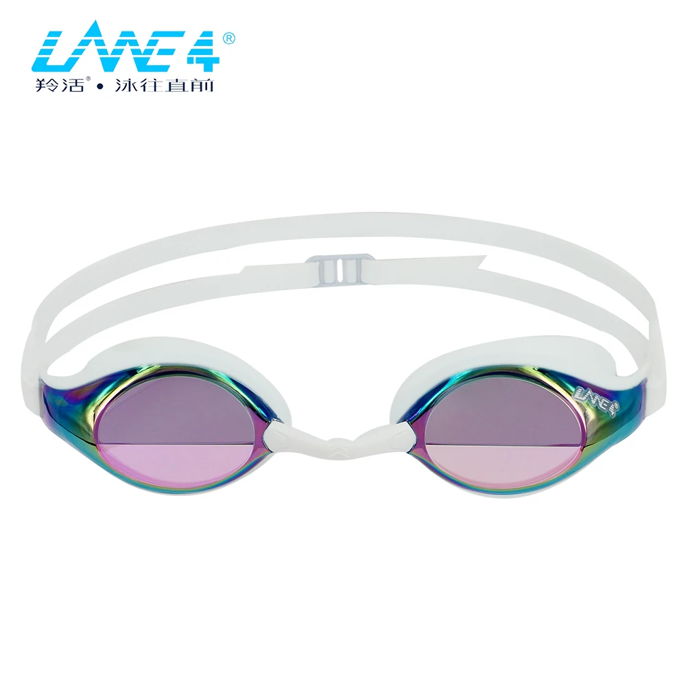 Плавательные очки для соревнований LANE4 противотуманные с УФ-защитой легкие