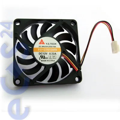 Бесплатная доставка оригинальный Y.S.TECH 7010 12 В а FD127010MB 70*70*10 мм 3 линии | Компьютеры и