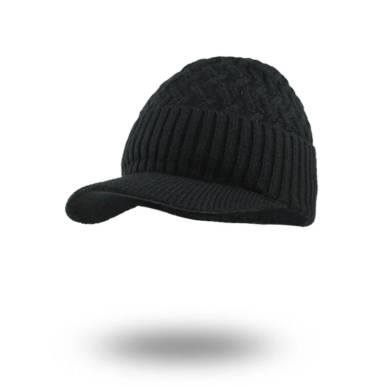 [FLB] зимняя шапочка-шарф skullies beanies Мягкий Череп теплая мешковатая шапка маска Gorros зимние шапки для мужчин женщин трикотажные HatF18025 - Цвет: Black hats