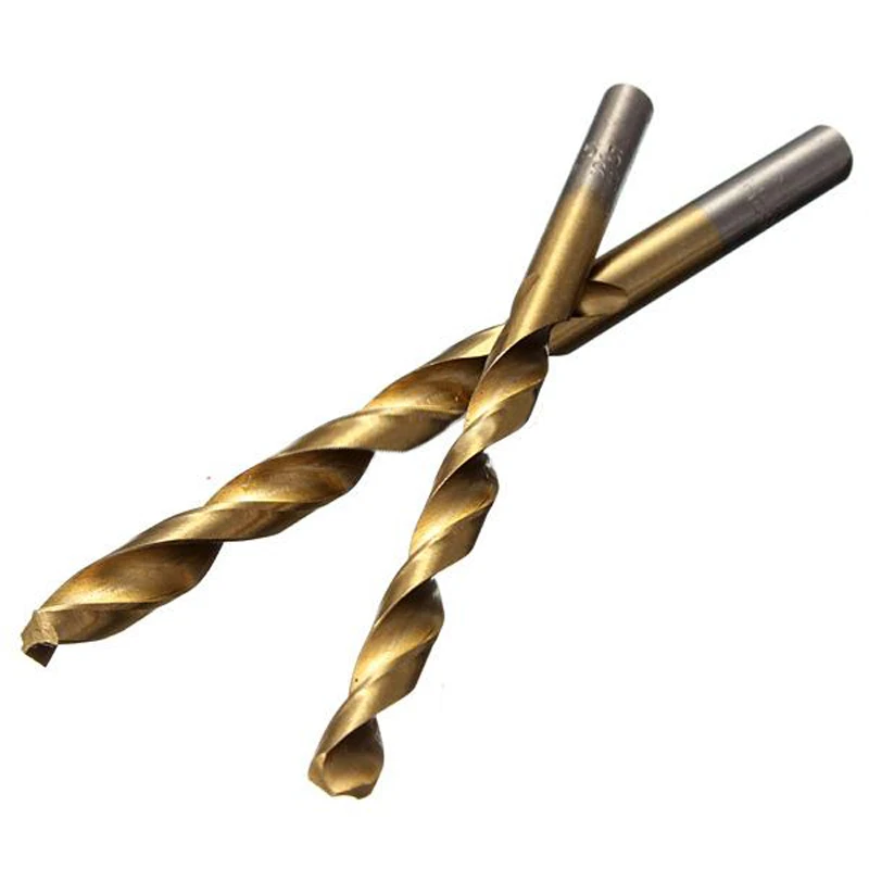 13pcs/set HSS Twist Drill Bit Set Titanium Coated Woodworking Wood Tools 1.5-6.5mm | Инструменты