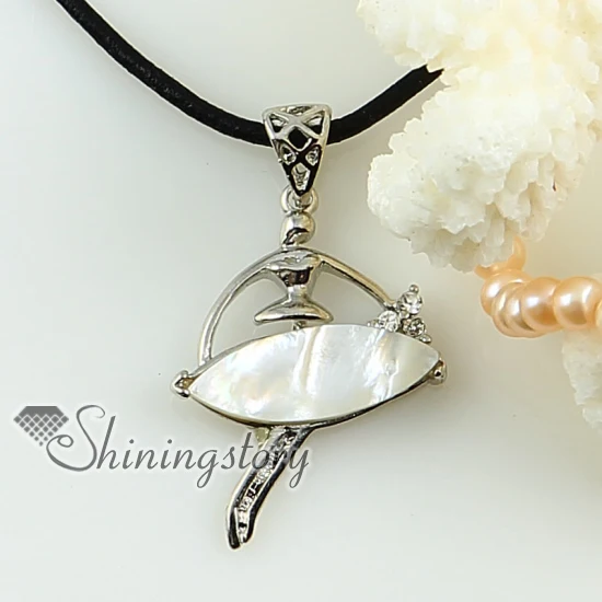 

ballet dancer white rainbow abalone seashell mother of pearl oyster sea shell pendant necklace 2013 cheap fashion jewelry