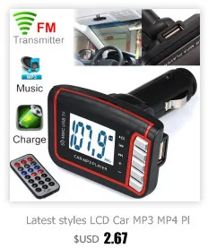 Автомобильный MP3 музыкальный плеер Авто аксессуары беспроводной Bluetooth автомобильный комплект MP3 плеер fm-передатчик SD TF двойной USB зарядка ЗЕЛЕНЫЙ@#230