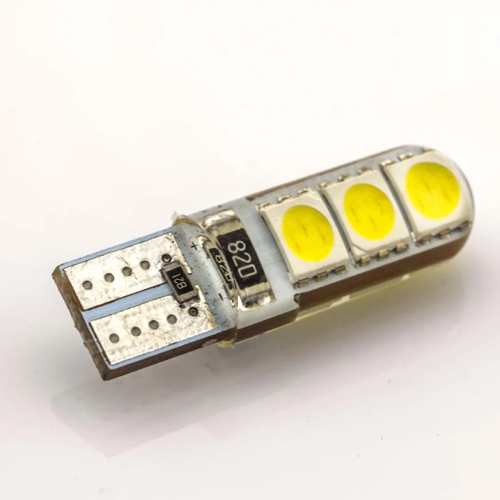 Комплект из 2 предметов новинка Автомобильный светодиодный T10 194 W5W Canbus 6SMD 5050