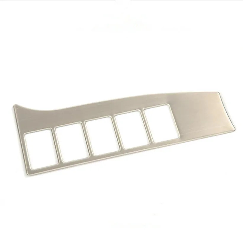 Декоративная панель пластины с кнопкой регулировки функций для автомобиля Mitsubishi Outlander 2013-2019 из нержавеющей стали.