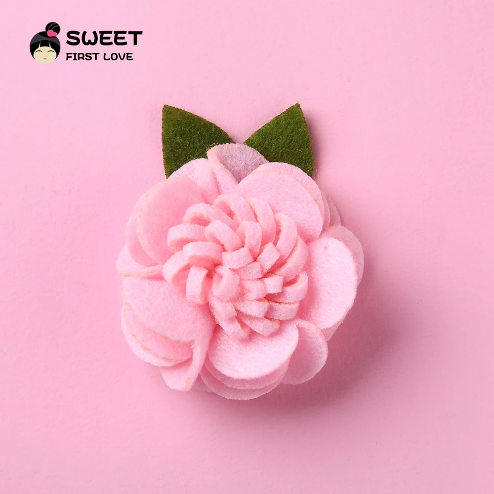 Ручные детские цветочные аксессуары для волос на резинке, индивидуальные головные уборы с цветочными повязками, яркие цветочные ободки для девочек.