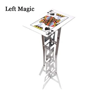 aluminum magic folding table alloy silver color magic tricks magician best table stage close up illusions magic accessories