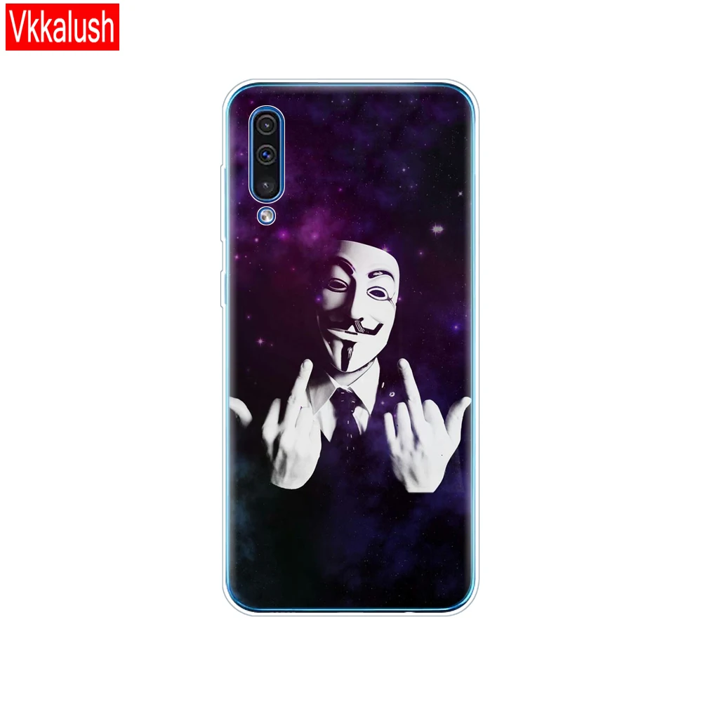 80061 Чехол для samsung Galaxy A50 силиконовый прозрачный Футляр задняя крышка чехол для телефона для samsung A50 A505 A505F SM-A505F мягкий чехол 6,4 - Цвет: 80061