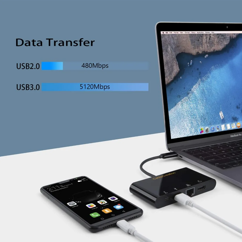 Адаптер для USB 3 0 RJ45 Gigabit Ethernet|Кабели VGA| |