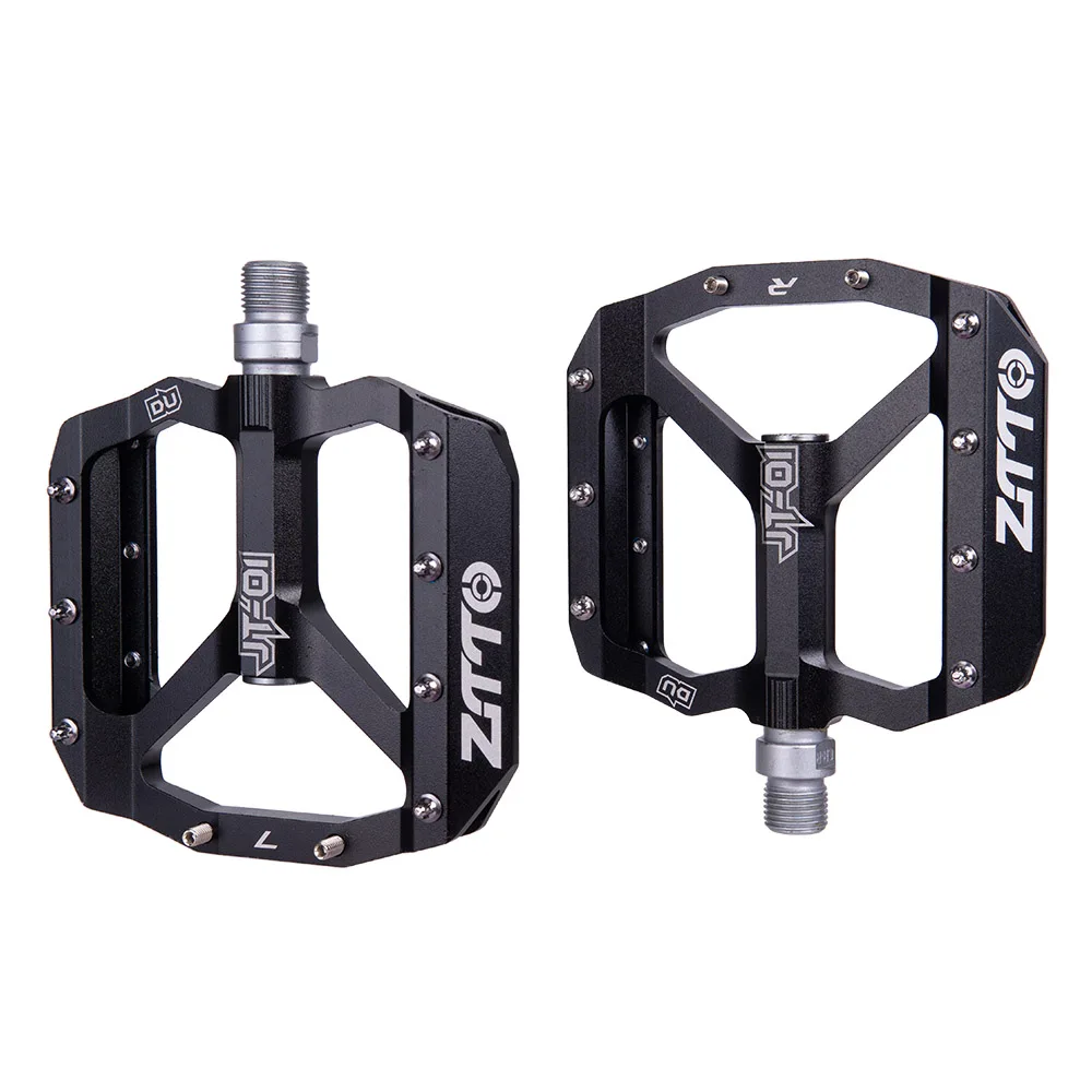 ZTTO JT01 MTB педаль велосипед хорошее сцепление плоская педаль сверхлегкий сплав лучшее качество подшипники и Du системы 12 мм ось спуск дизайн