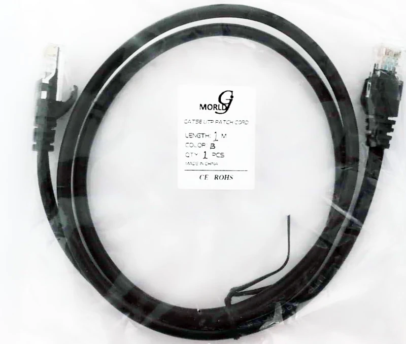 2 метровый кабель CAT5E UTP черный круглый 6 5 фута Ethernet кабели Сетевой провод RJ45