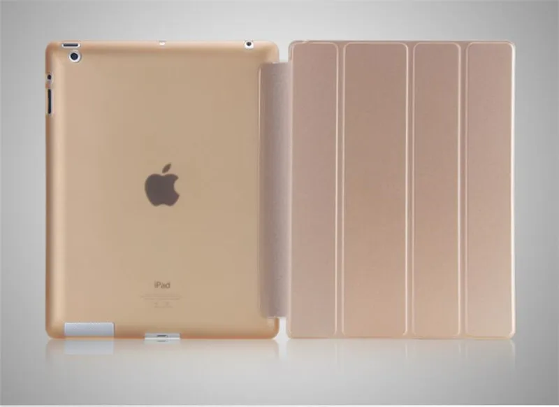 Для ipad 2 3 4 Чехол Ультра тонкий из искусственной кожи+ мягкая задняя смарт-крышка Подставка Авто Режим сна/Пробуждение для Apple ipad 4 ipad Coque чехол для планшета