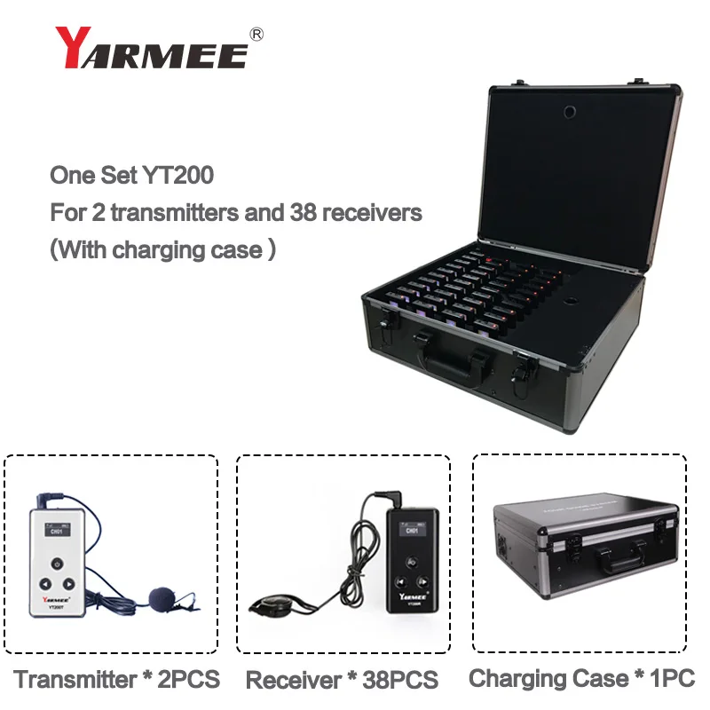 YARMEE Новая обновленная система гида включающая 2 передатчика с микрофоном 38
