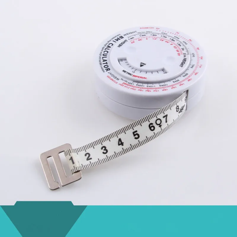 10 шт. 150 см BMI калькулятор выдвижная лента измеряет Индекс Массы Тела диета потеря
