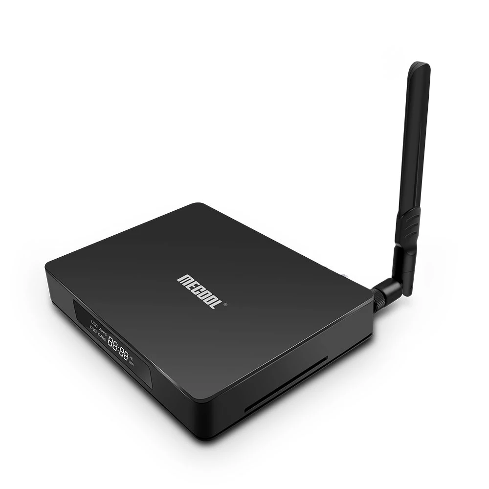ТВ коробка MECOOL K6 Android ТВ коробка DVB-S2 DVB-T2 DVB-C компьютерной приставки к телевизору Android 7,0 2 ГБ/16 GB 4K 2,4G и 5,0G двухдиапазонный Wi-Fi светодиодный Дисплей