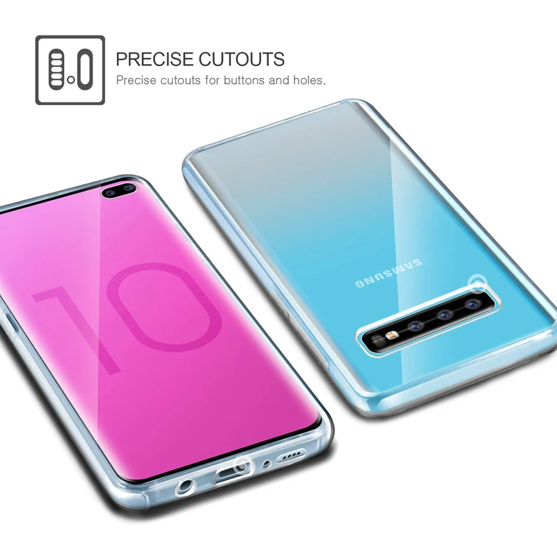 Full Body 360 Degree Soft Clear Case Cover For Samsung Galaxy S8 S9 S10 Note 8 9 J4 J6 A8 A6 Plus S10e M10 M20 M30 A10 A30 A50 |