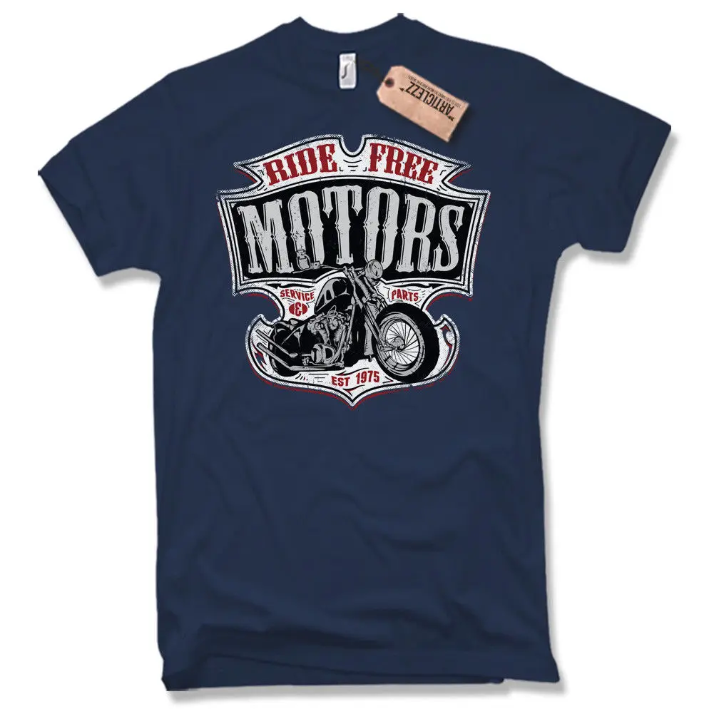 Летняя футболка-Motard-Moto CHOPPER BOBBER OLDSCHOOL MC visseur индивидуальная футболка