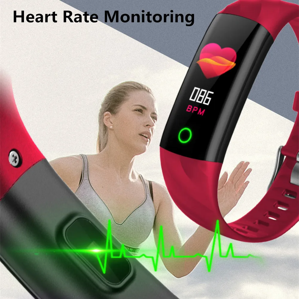 S5 Смарт часы браслет пульс/монитор артериального давления фитнес IP68