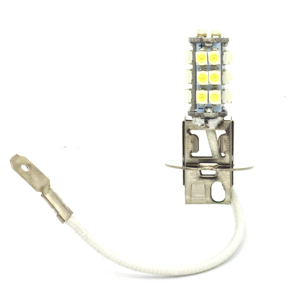 1 шт. H3 pk22s 26 SMD Автомобильные светодиодные белые фары Противотуманные для 12 В