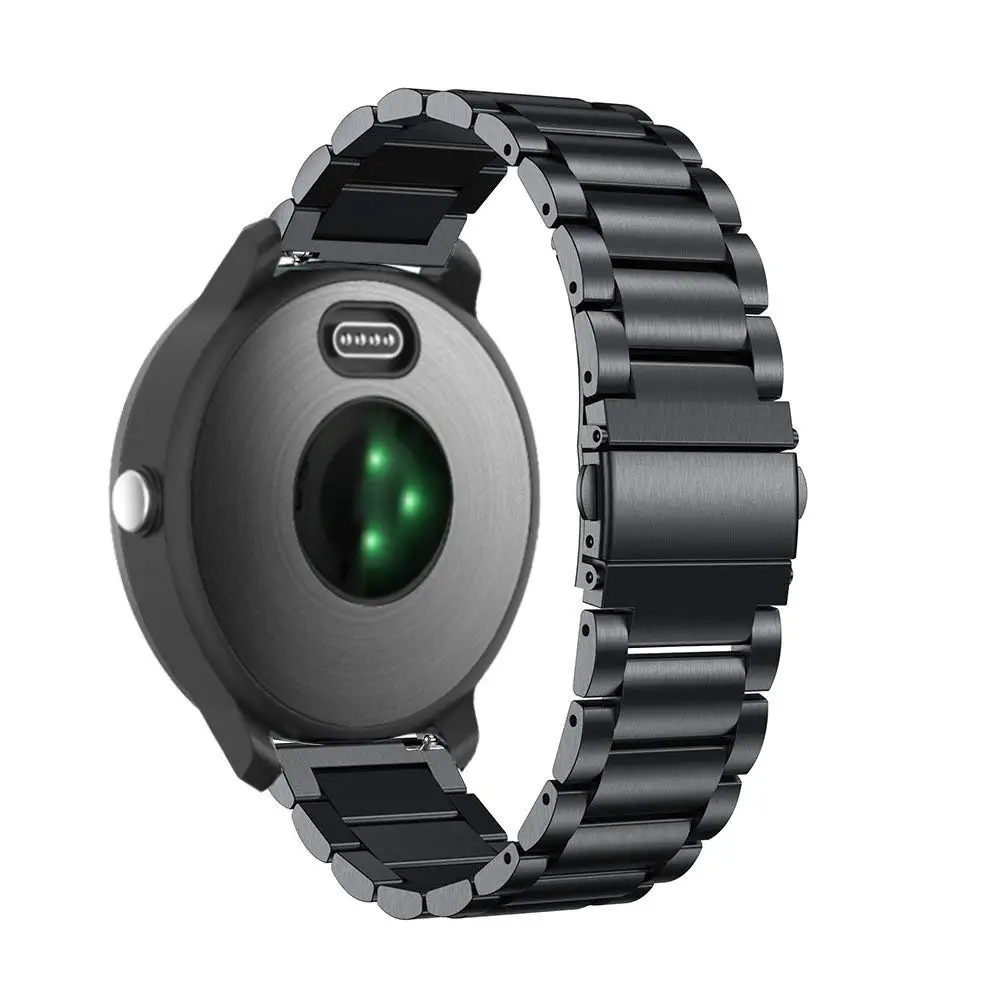 Регулируемый для Garmin vivoactive3 музыкальный ремешок из нержавеющей стали смарт часы