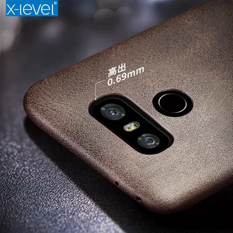 Роскошный винтажный кожаный чехол для телефона X-level с текстурой кожи LG G6 G7 G8 ThinQ