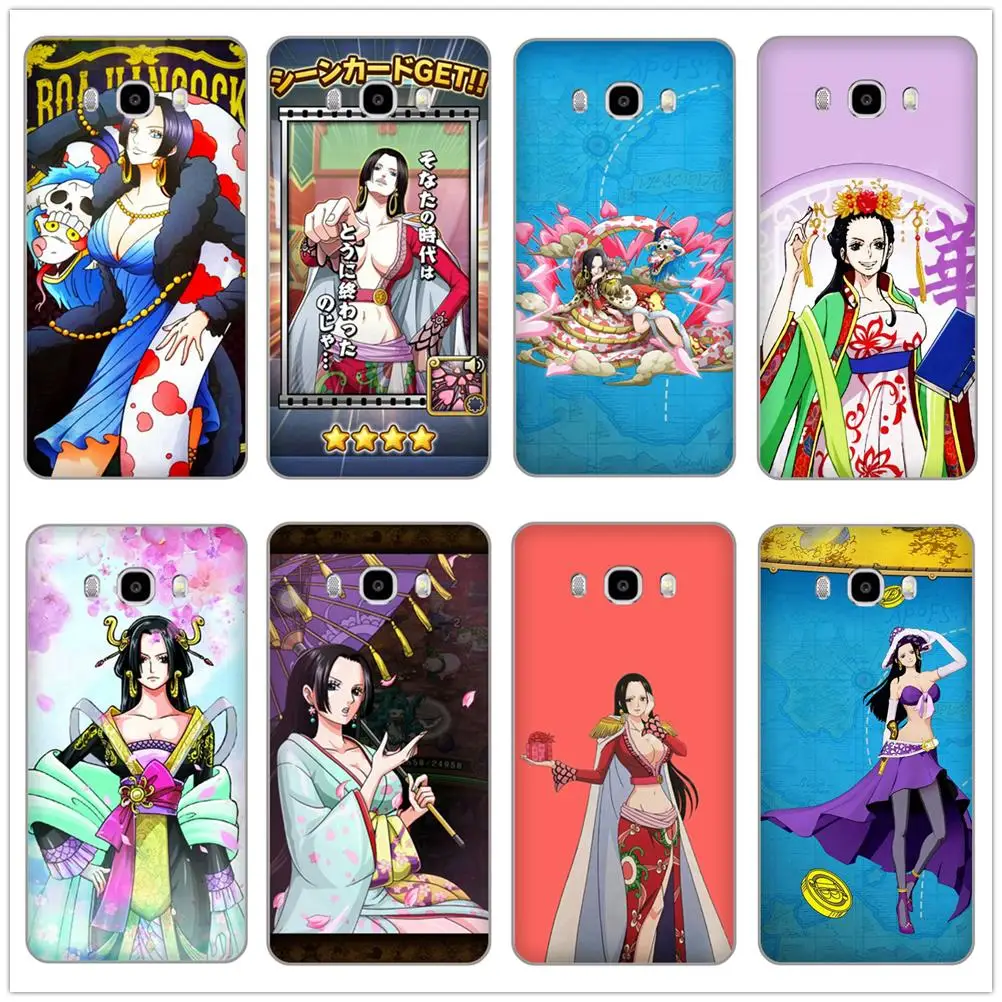 Boa Hancock one piece female emperor Soft TPU Phone case For Samsung Galaxy A3 A5 A7 ON5 ON7 2016-17 NOTE9 S10 LITE PLUS Shell |