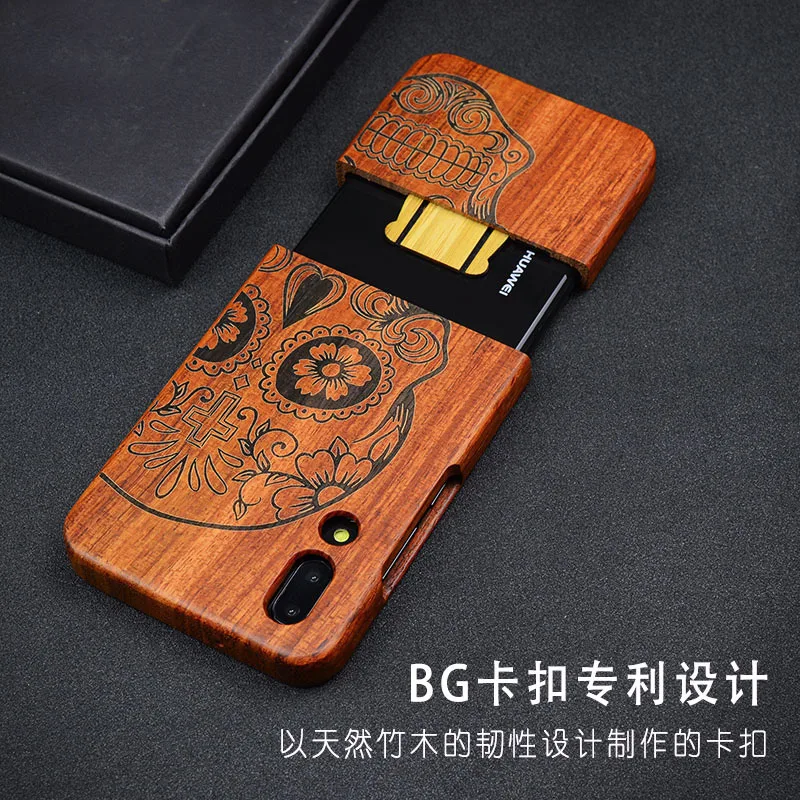 SemgCeKen Роскошные Натуральная жесткий задняя деревянная чехол для Huawei p20 pro p 20 p20pro