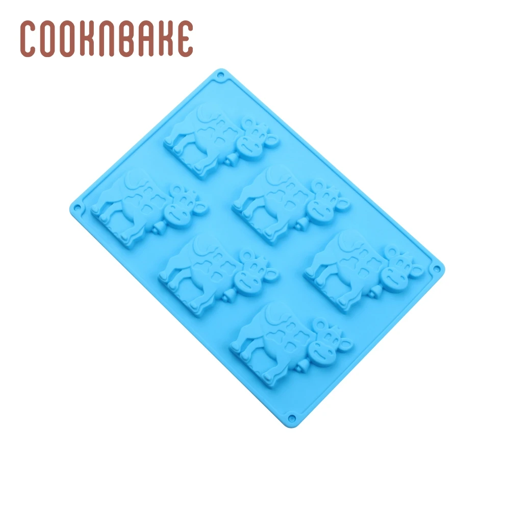 Силиконовая форма COOKNBAKE для шоколада конфет коровы печенья торта выпечки Желе