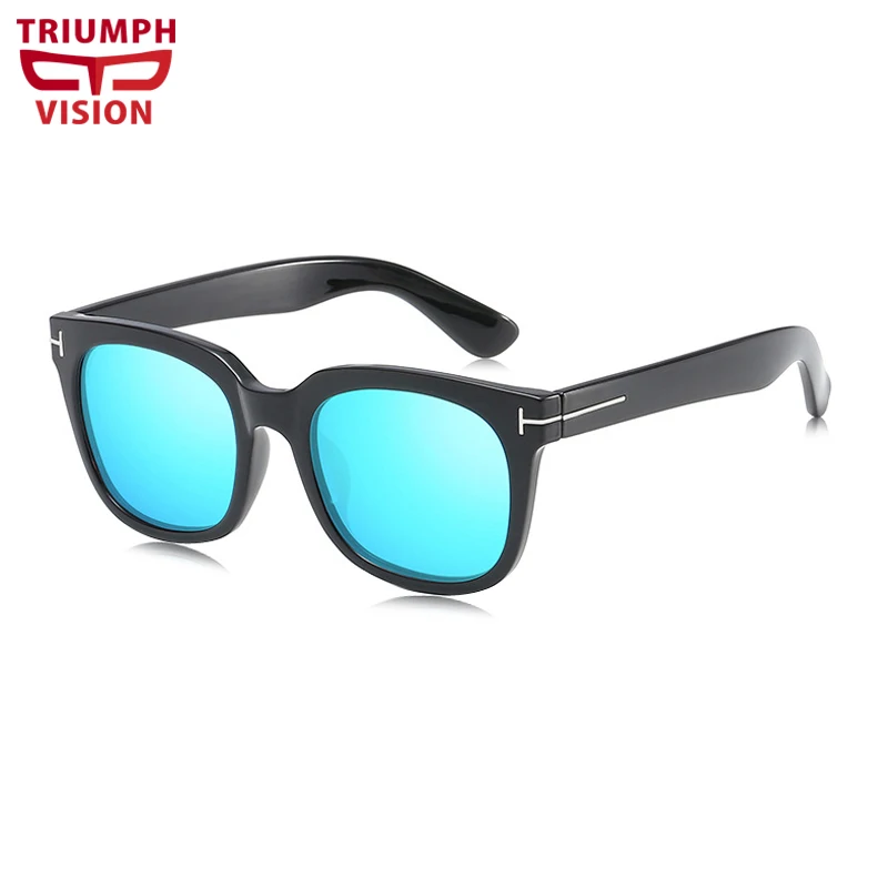 Мужские солнцезащитные очки с поляризационными линзами TRIUMPH VISION TR90 черные