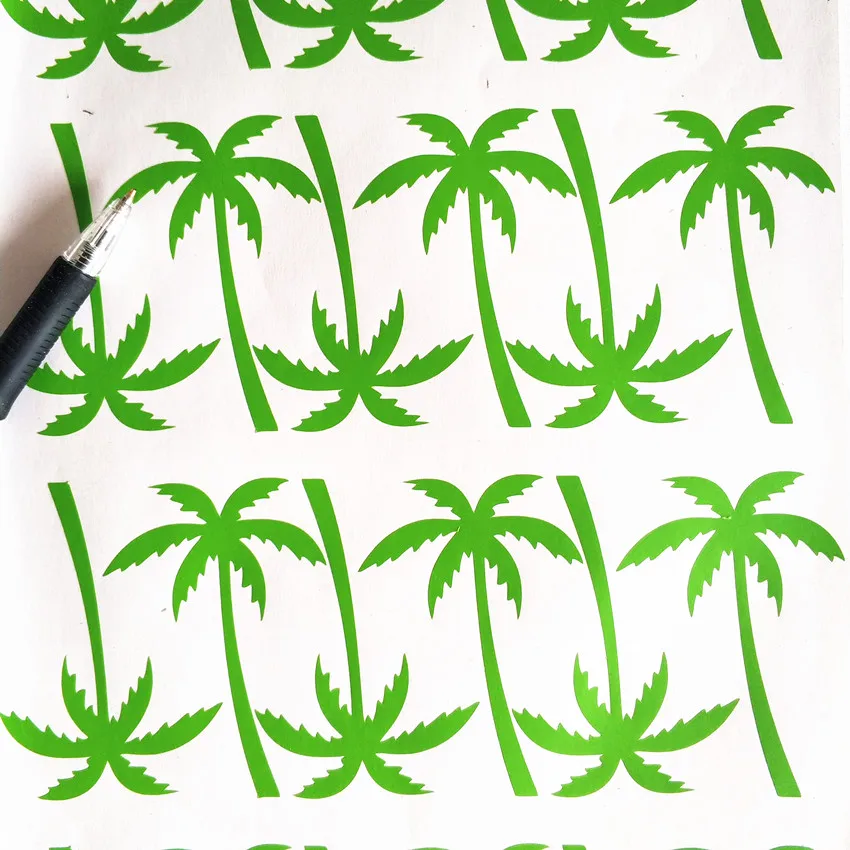 36 шт./компл. наклейки на стену в форме пальм|tree sticker|stickers forpalm tree sticker |