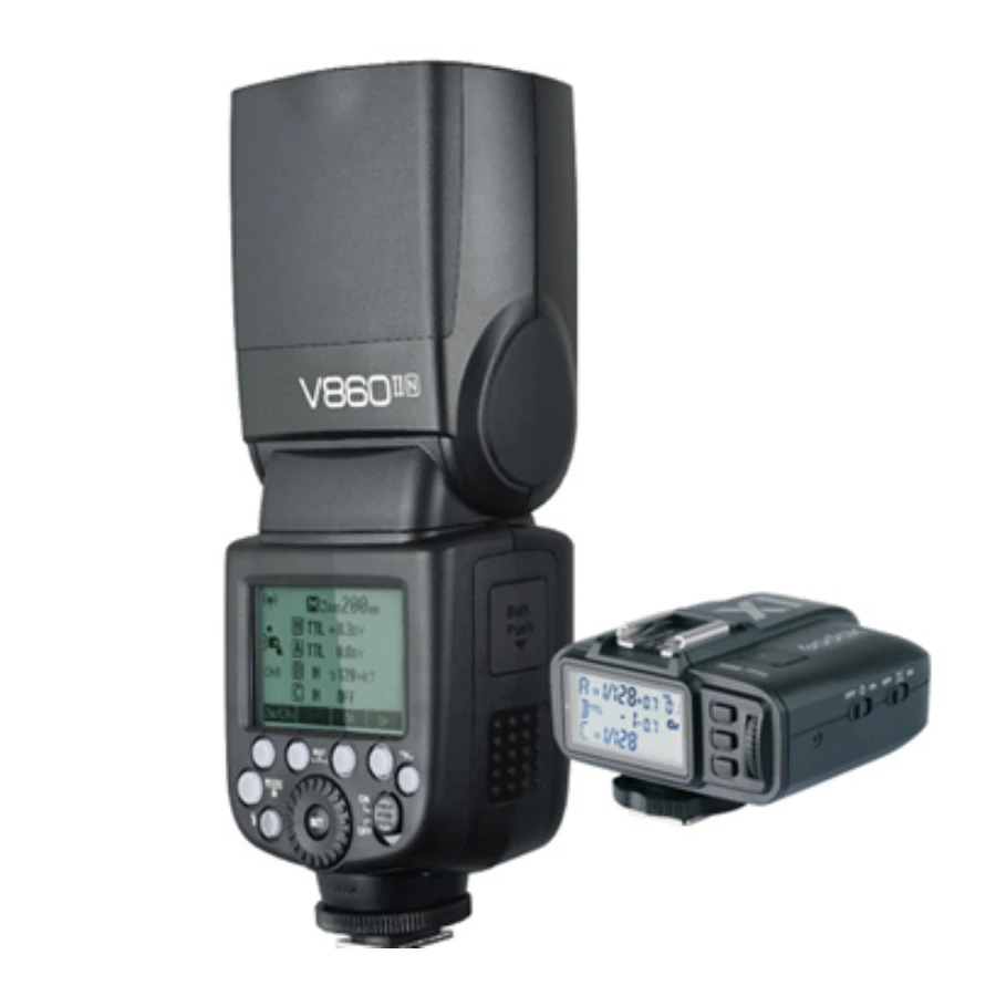 Вспышка Godox V860II V860II-C/N/S 2 4G 1/8000s с литий-ионной батареей 2000 мАч Беспроводная вспышка