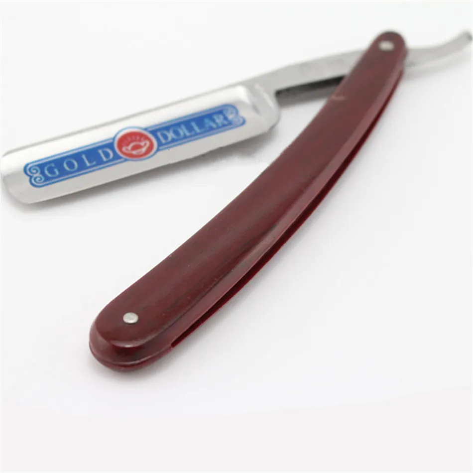 Бритвенный прямой нож для бритья против золотого доллара 200 складной мужчин