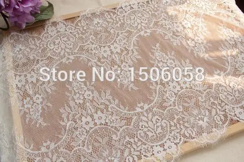 3 м/лот кружевная ткань с цветами черная белая отделка ручная работа сделай сам