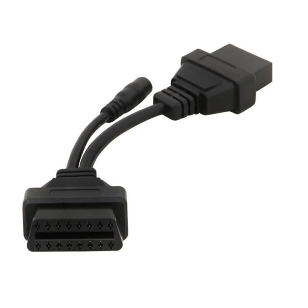 KWOKKER работает для Mitsubishi 12 Pin к 16 OBD 2 диагностический инструмент адаптер