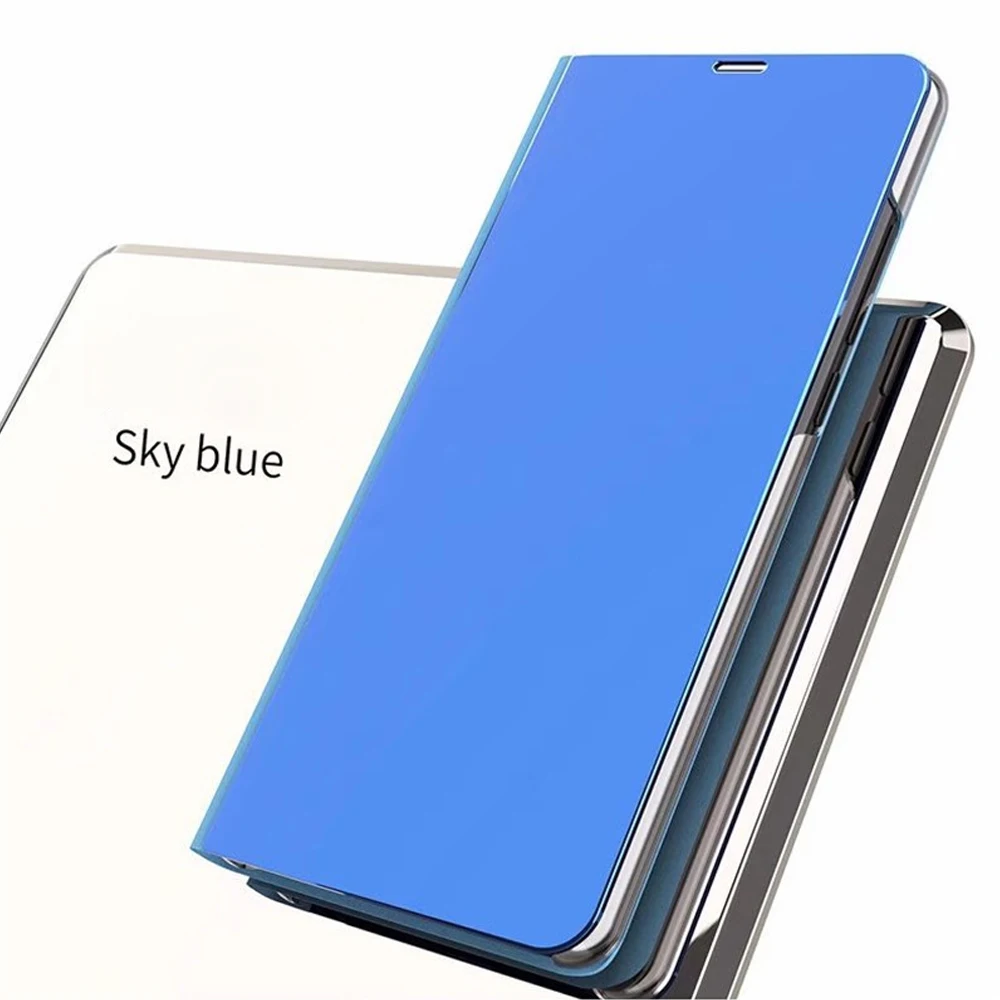 Роскошный прозрачный зеркальный умный чехол для Xiaomi Redmi Note 7 8 6 Pro 4X 7A 6A A3 A2 Lite A1 5X чехол на Redmi Note 8 Pro откидной Чехол
