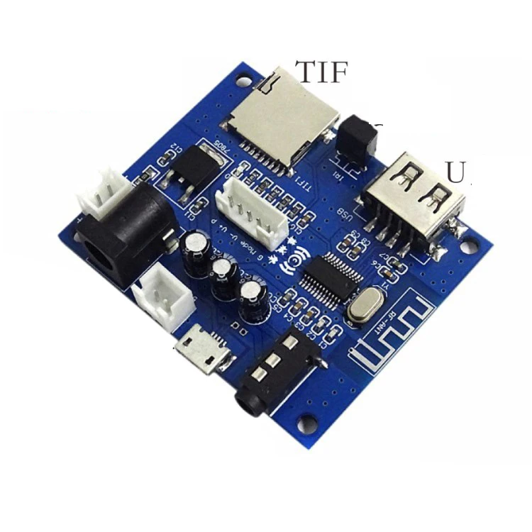 Модуль аудиоресивера Bluetooth 5 0 с U диском/звуковой картой USB mp3 плеером WAV APE LFAC WMA ACC