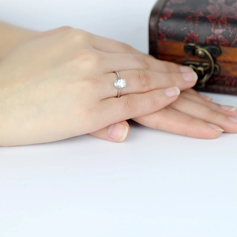 Кольцо женское из серебра с овальной огранкой|ring dating|ring sizerdiamond ring baguette |