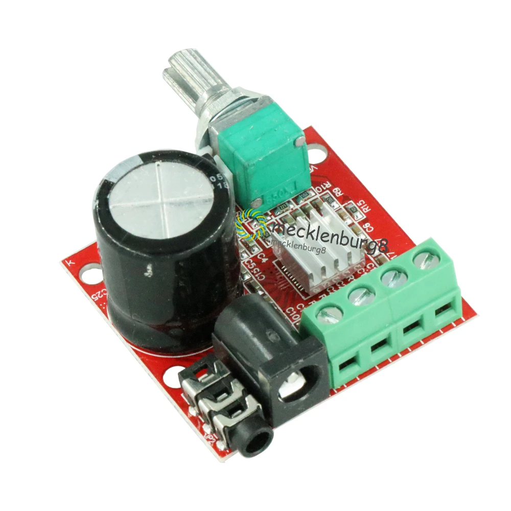 12 В mini Hi-Fi PAM8610 аудио стерео усилитель платы 2X10W двухканальный D Класс умная