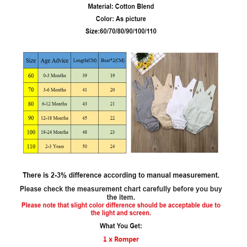 Хлопковое боди для маленьких мальчиков и девочек Короткий летний сарафан на