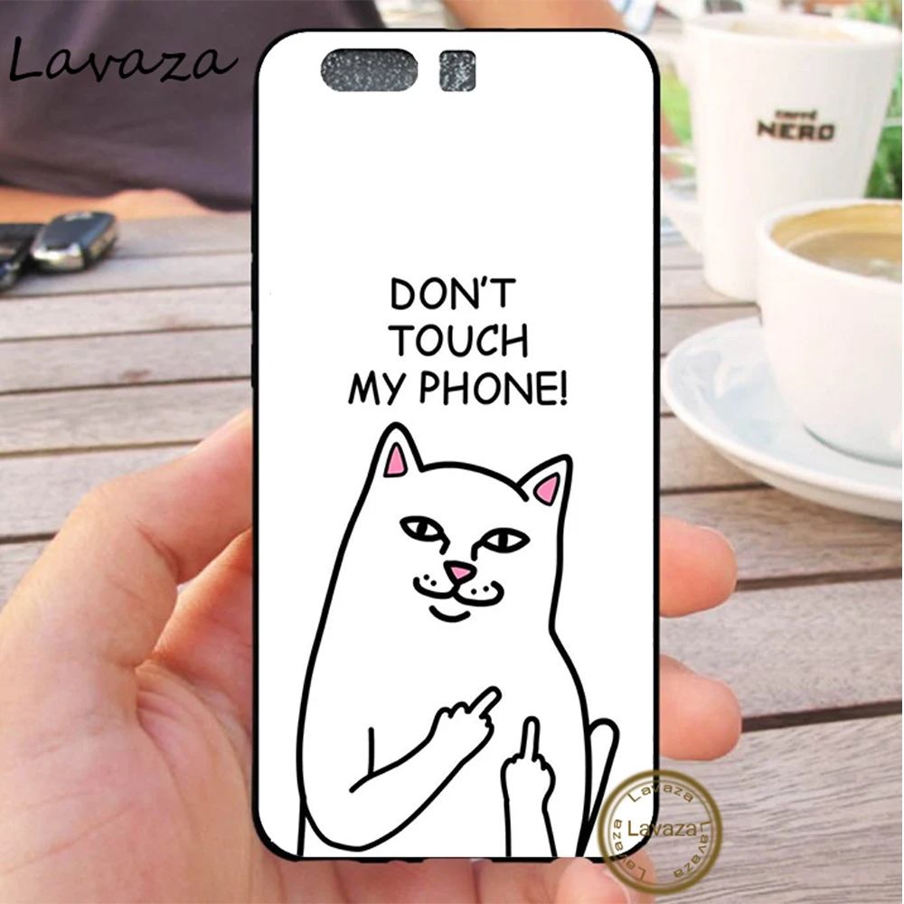 2 Lavaza модный Забавный силиконовый чехол с принтом кота для huawei P8 Lite P9 Mini P10 P20 Pro P Smart P30 - Цвет: 2