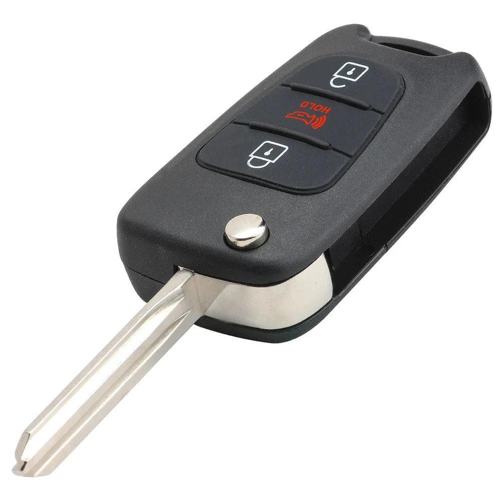 KEYECU 2 шт. для Kia Rio 2012 2013 Soul 2010 2011 2012 2013 пульт дистанционного ключа оболочки корпуса Корпус FOB для NYOSEKSAM11ATX