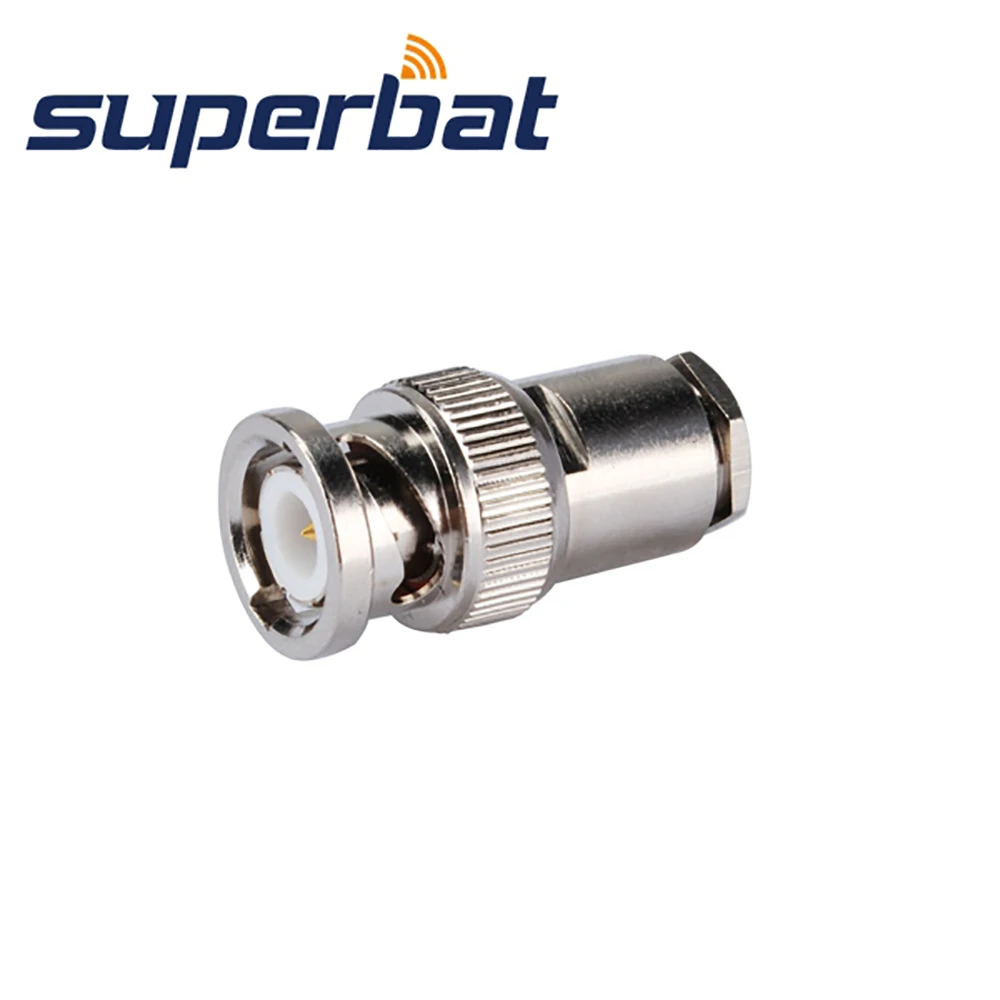 Superbat BNC зажим штекер RF коаксиальный разъем для кабеля RG58 RG142 KSR195 LMR195|cable coaxial rg58|bnc