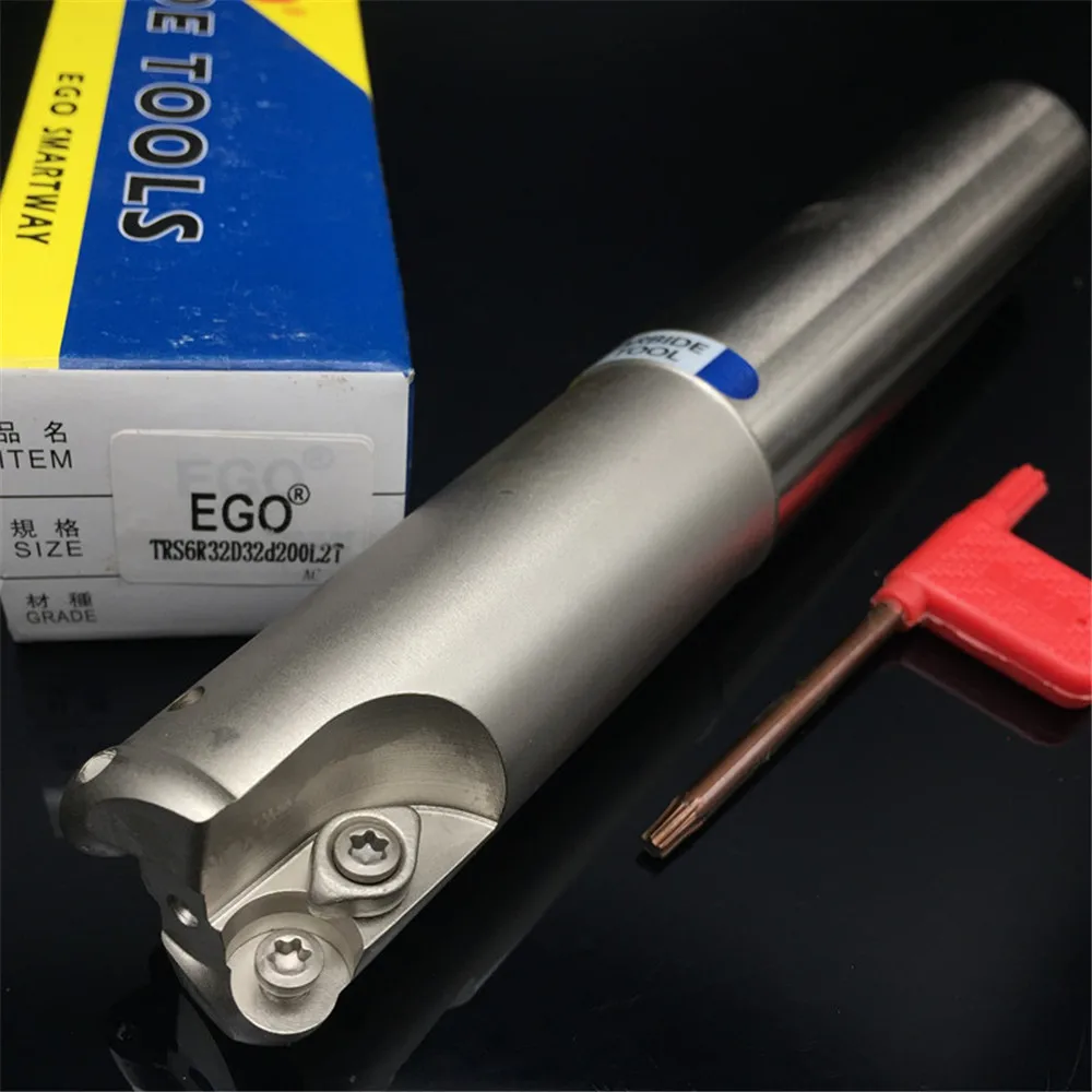 

Держатель фрезы TRS6R32D32d200L2T, угловые круглые концевые фрезы, сферические концевые фрезы RDMT1204 TRS6R