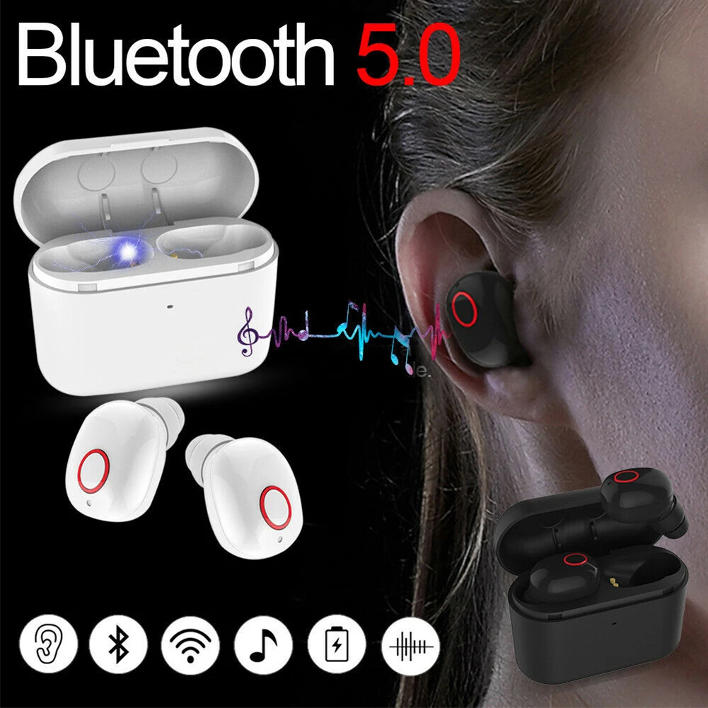 TWS мини двойной беспроводной Bluetooth 5 0 наушники спортивные прочные стерео звук для