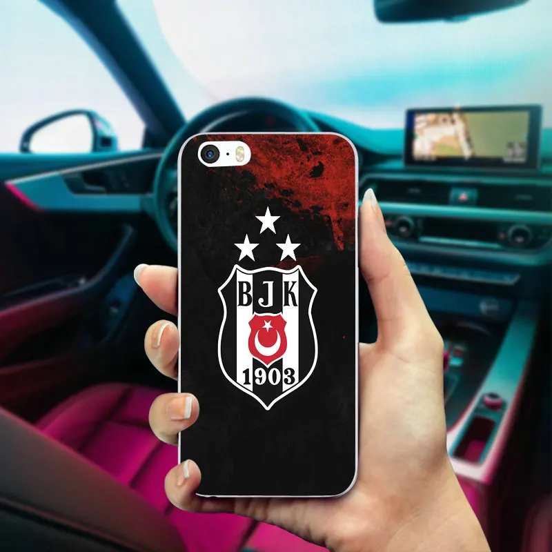 Модные футбольные команды Besiktas Jk Мягкие силиконовые прозрачные телефонные чехлы