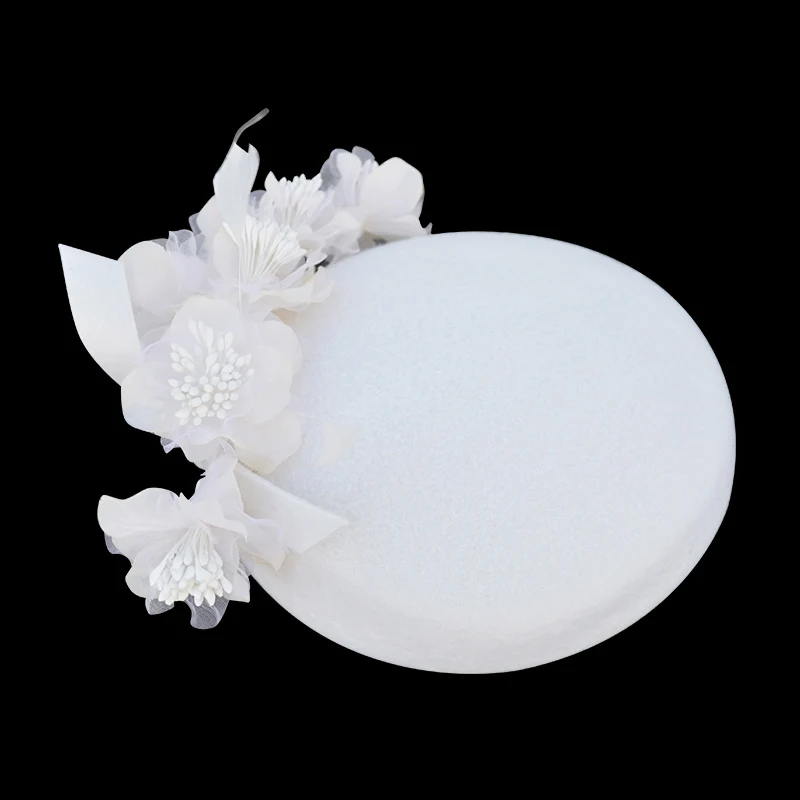 Женская фетровая шляпка Таблетка FS Элегантная для церкви и торжественных