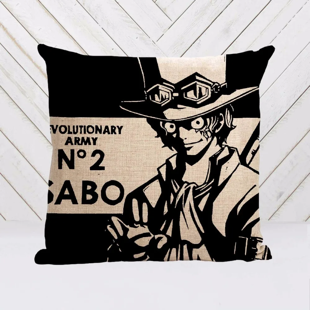 Лидер продаж популярный Аниме ONE PIECE luffy ace Зоро стиль хороший пледы квадратная наволочка креативный индивидуальный уникальный наволочка