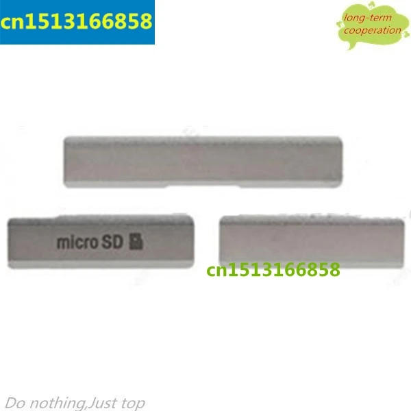 10 шт./лот Micro SD + SIM зарядный порт крышка Крышка для Sony Xperia Z1 L39h C6903 Honami