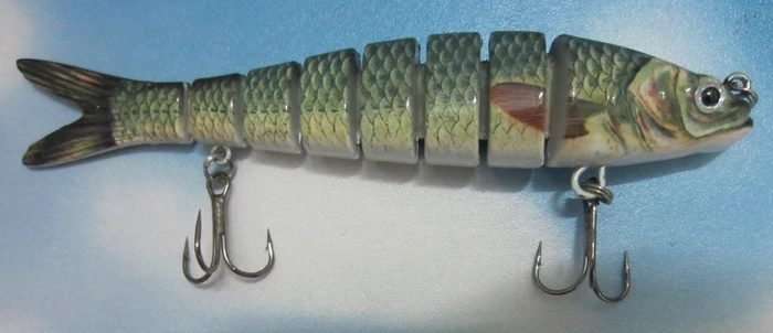 Комплект из 3 предметов мульти сочлененной рыболовные приманки наживка воблер 3D