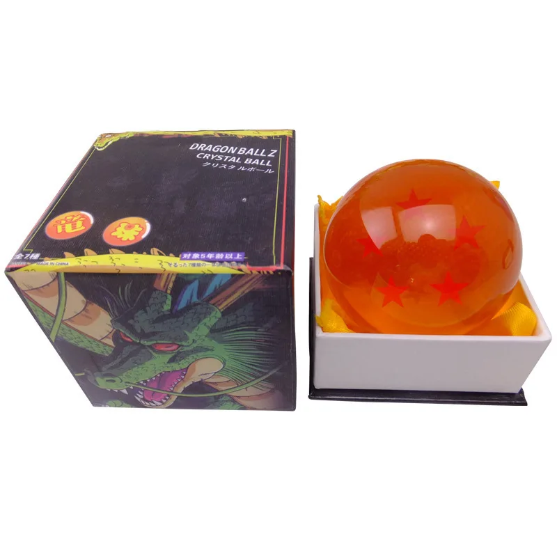 Оригинальная коробка 76 мм Dragon Ball Z хрустальные шары фигурку аниме 1 2 3 4 5 6 7 Star Dragonball