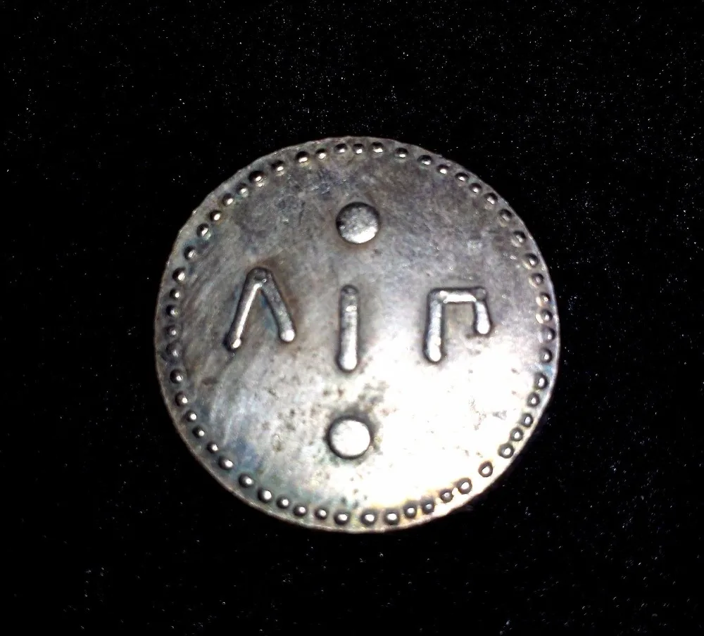 

Custom 3D Die Casting Coin Green Antique Silver Coin